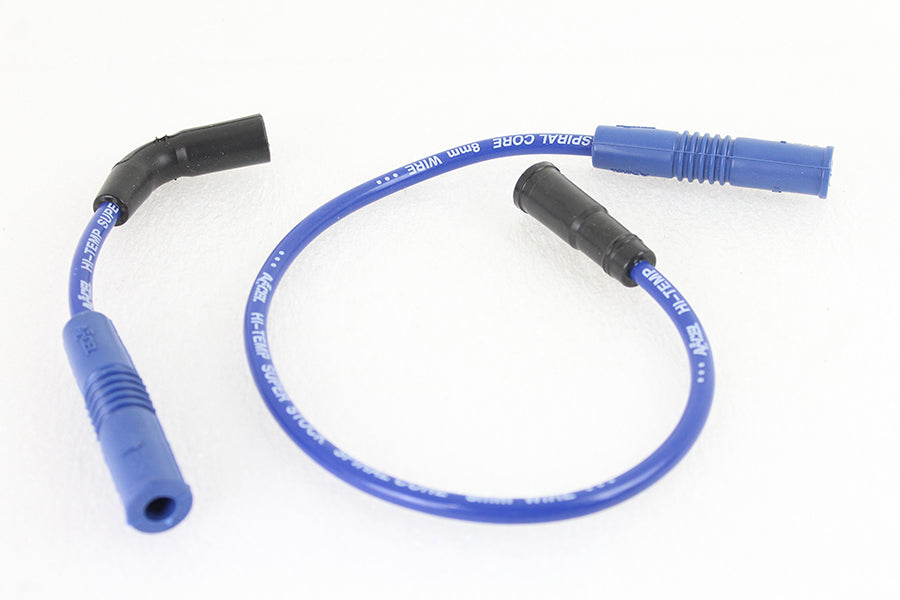 HARLEY Accel 8mm S/S Spiral Core Zündkabelsatz Blau Passend für 2007-UP XL,