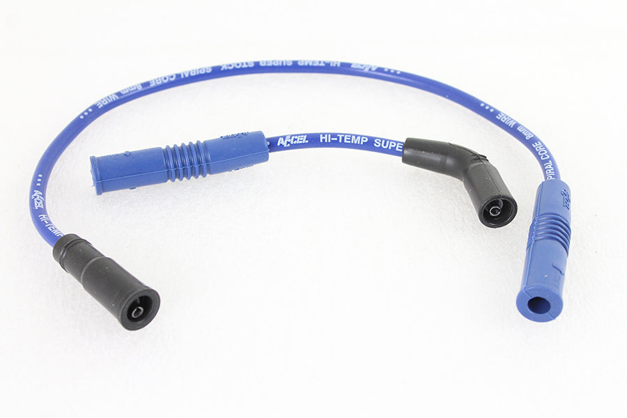 HARLEY Accel 8mm S/S Spiral Core Zündkabelsatz Blau Passend für 2007-UP XL,