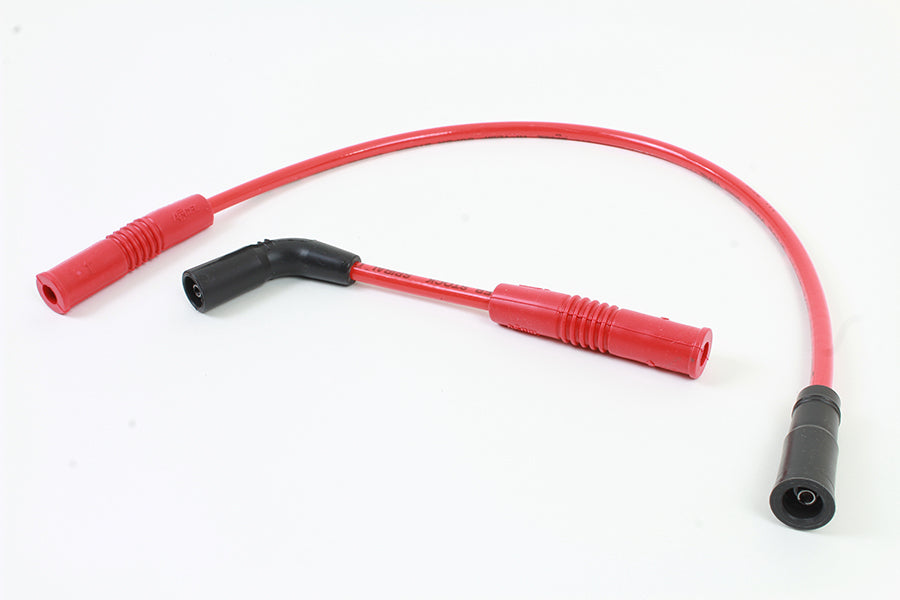 HARLEY Accel 8mm S/S Spiral Core Zündkabelsatz Rot Passend für 2007-UP XL,