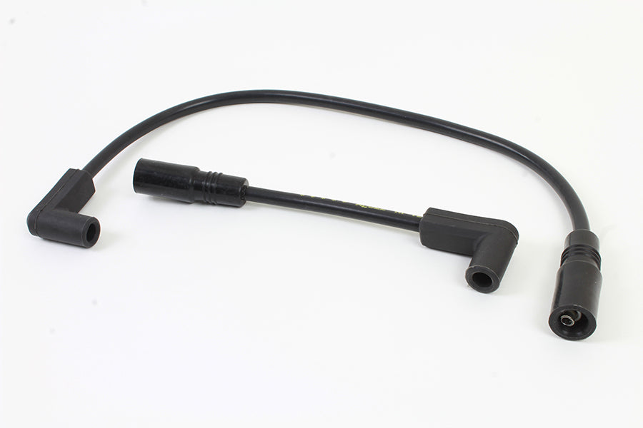 HARLEY Accel 8mm S/S Spiral Core Zündkabelsatz Schwarz Passend für 2000-2017 FXST, 2000-2017 FLST,