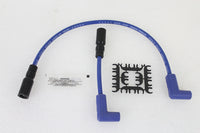 HARLEY Accel 8mm S/S Spiral Core Zündkabelsatz Blau Passend für 2000-2017 FXST, 2000-2017 FLST,