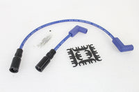 HARLEY Accel 8mm S/S Spiral Core Zündkabelsatz Blau Passend für 2000-2017 FXST, 2000-2017 FLST,
