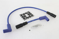 HARLEY Accel 8mm S/S Spiral Core Zündkabelsatz Blau Passend für 2000-2017 FXST, 2000-2017 FLST,