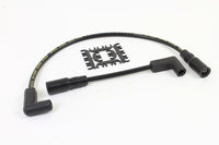 HARLEY Accel 8mm S/S Spiral Core Zündleitungssatz schwarz passend für 1999–2017 FXD,