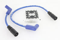 HARLEY Accel 8 mm S/S Spiral Core Zündkabelsatz Blau passend für 1999–2017 FXD,