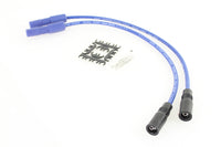 HARLEY Accel 8mm S/S Spiral Core Zündleitungssatz Blau passend für 1999-2008 FLT, 2004-2006 XL,