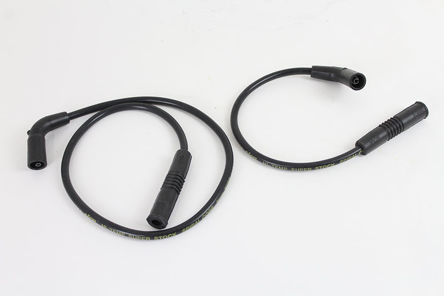 HARLEY Accel 8mm S/S Spiral Core Zündkabelsatz Schwarz Passend für 2009-2016 FLT,