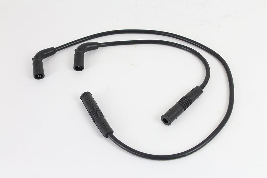 HARLEY Accel 8mm S/S Spiral Core Zündkabelsatz Schwarz Passend für 2009-2016 FLT,