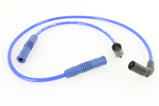 HARLEY Accel 8mm Edelstahl Spiralzündkabelsatz Blau Passend für 2009–2016 FLT,