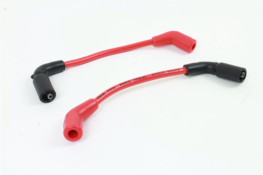HARLEY Accel 8mm S/S Spiral Core Zündkabelsatz Rot Passend für 2018-UP FXST,