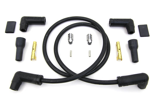 HARLEY Accel Black 8.8mm Spark Plug Wire Kit Fits 0-  Custom, application