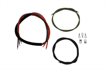 HARLEY Handlebar Wiring Cotton Braided fits 1936-1964 G,