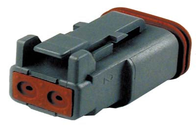HARLEY Deutsch abgedichteter 2-Draht-Stecker, passend für alle Modelle 0- , alle Modelle 0-
