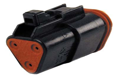 HARLEY Deutsch versiegelter 3-Draht-Stecker-Komponente Passt 0- Alle, Modelle 0- Alle, Modelle