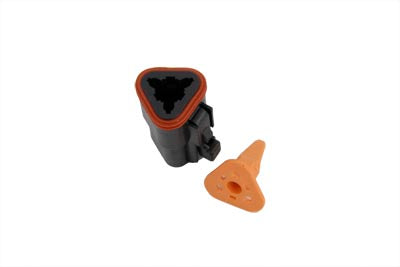 HARLEY Deutsch versiegelter 4-Draht-Stecker-Komponente Passt 0- Alle Modelle, Modelle 0- Alle Modelle