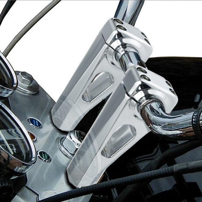 Custom Chrome HARLEY CHROME 4.5" TALON PRO RISERS  FOR BIKES THAT ACCEPT A 1"