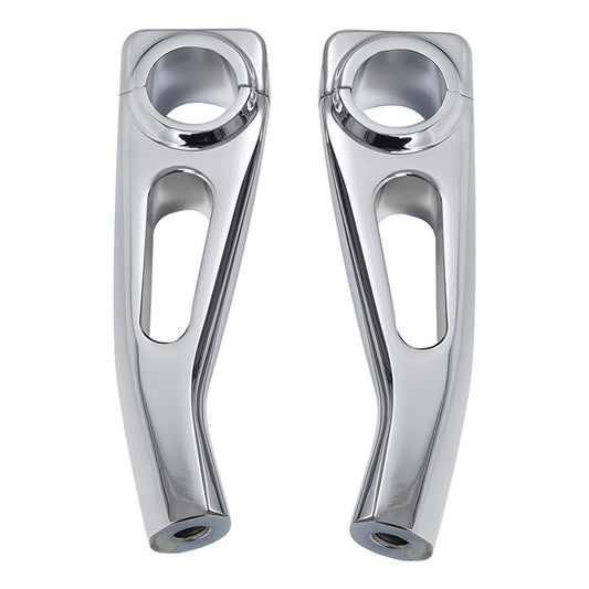 Custom Chrome HARLEY CHROME 6" TALON PRO RISERS FIT FOR BIKES THAT ACCEPT A 1.25