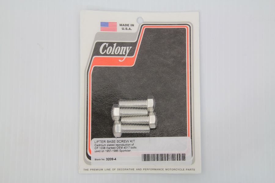 HARLEY Stößelblock-Schrauben-Kit Kadmium Passend für 1957-1985 XL,
