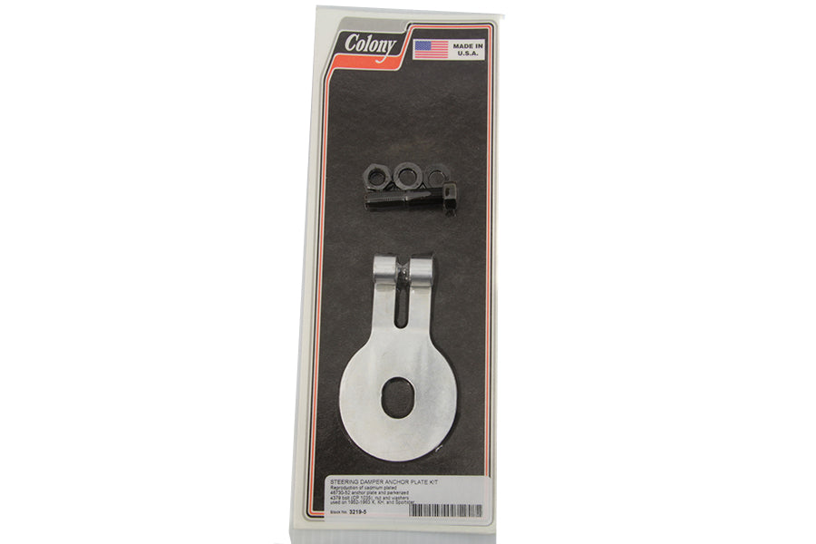 HARLEY Lenkungsdämpfer-Ankerplatten-Kit, passend für 1952-1956 K, 1952-1956 KH, 1957-1963 XLCH,