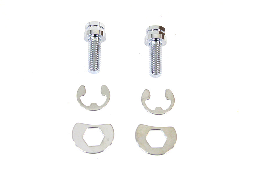 HARLEY Auspuffrohr-Befestigungssatz Chrom Passend für 1966-1984 FL, 1971-1984 FX,
