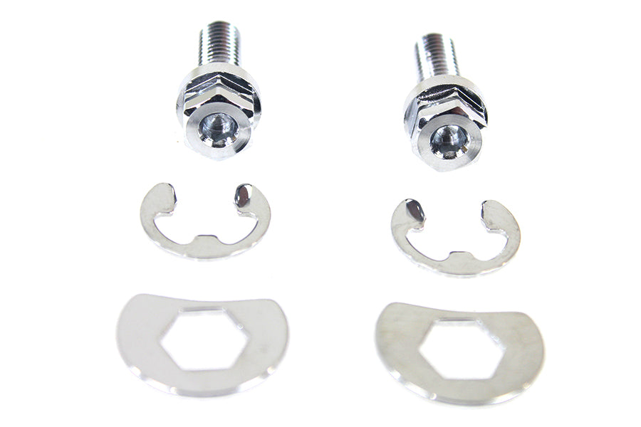 HARLEY Auspuffrohr-Befestigungssatz Chrom Passend für 1966-1984 FL, 1971-1984 FX,