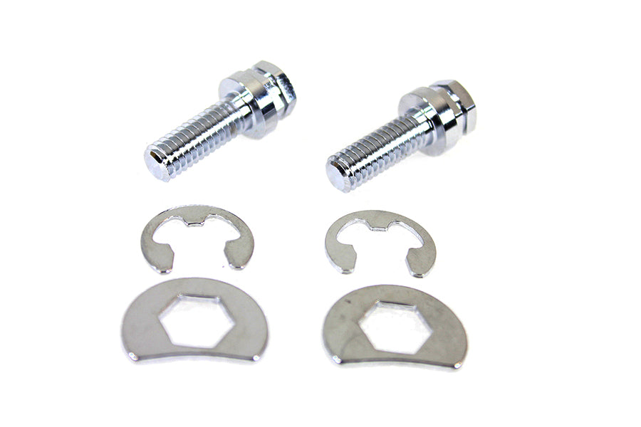 HARLEY Auspuffrohr-Befestigungssatz Chrom Passend für 1966-1984 FL, 1971-1984 FX,