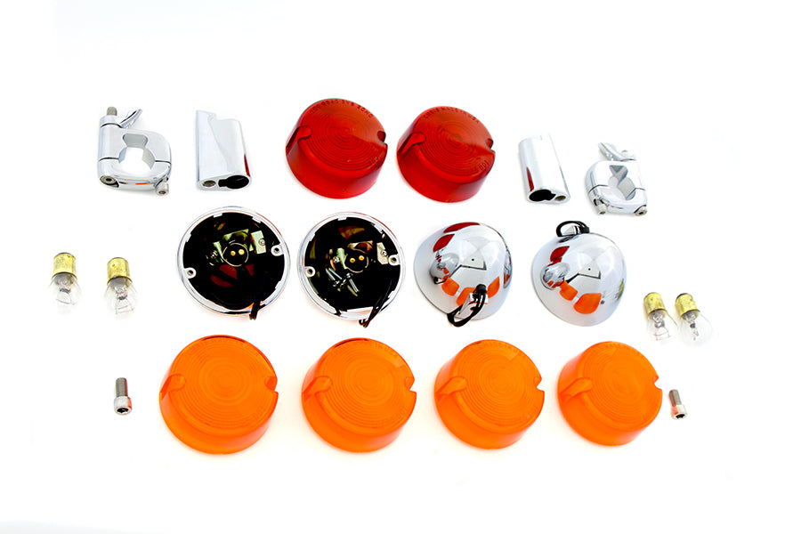 HARLEY Blinker-Kit Passend für 1986-1994 FXR,   1986-UP XL,   1991-2017 FXD,