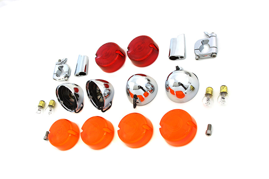 HARLEY Blinker-Kit Passend für 1986-1994 FXR,   1986-UP XL,   1991-2017 FXD,