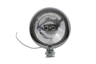 HARLEY Chrom Spotlampen-Baugruppe, klar, passend für FL 1964-1984, FLT ab 1979, FLST ab 1986,