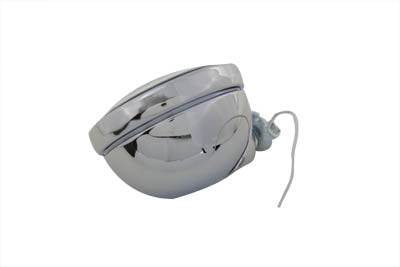 HARLEY Chrom Spotlampen-Baugruppe, klar, passend für FL 1964-1984, FLT ab 1979, FLST ab 1986,