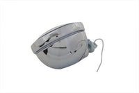 HARLEY Chrom Spotlampen-Baugruppe, klar, passend für FL 1964-1984, FLT ab 1979, FLST ab 1986,