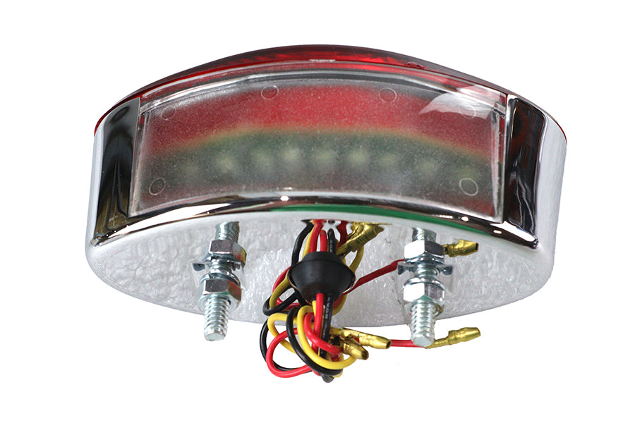 HARLEY Chrome Rücklicht Cateye-Stil Passt 0-  Custom, Anwendung