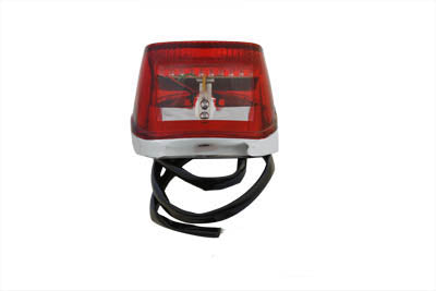HARLEY Chrom-LED-Rücklicht Passend für 1973-1998 FX, 1973-1998 FL, 1973-1998 XL, 1985-1994 FXR, 19