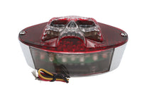 HARLEY Chrom Cat Eye LED Heckleuchte Totenkopf Stil Passt 0- Custom, Anwendung