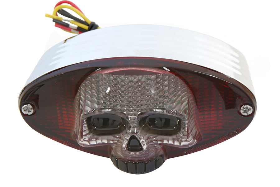 HARLEY Chrom Cat Eye LED Heckleuchte Totenkopf Stil Passt 0- Custom, Anwendung