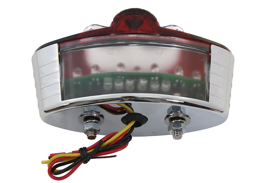 HARLEY Chrom Cat Eye LED Heckleuchte Totenkopf Stil Passt 0- Custom, Anwendung