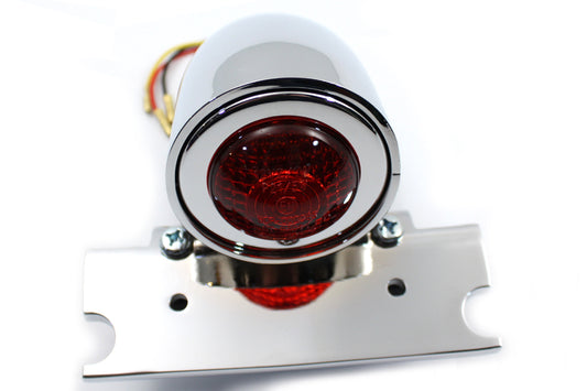 HARLEY Chrome Sparto Style LED Tail Lamp Red Fits 0-  Custom, application