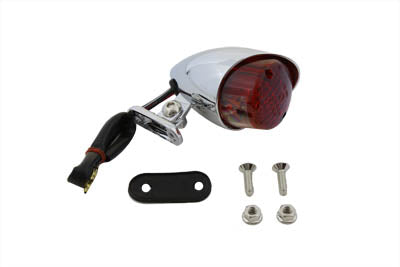HARLEY Chrome Bullet Style Tail Lamp Fits 0-  Custom, application