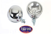 HARLEY Chrome Zusatzscheinwerfer-Set Passend für 1964-1984 FL, 1979-UP FLT, 1986-UP FLST,
