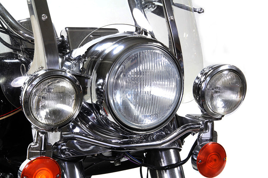 HARLEY Chrome konturierter 7 Zoll Scheinwerferring Passt für 1983-UP FLT, 1994-UP FLHR, 1986-UP FLHT, 2006