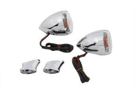 HARLEY Heckblinker-Kit Klarglas Rot LED Passend für FXST ab Bj. 2000, FXD Bj. 2000-2017, XL ab Bj. 2000,