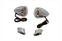 HARLEY Heckblinker-Kit Klarglas Rot LED Passend für FXST ab Bj. 2000, FXD Bj. 2000-2017, XL ab Bj. 2000,