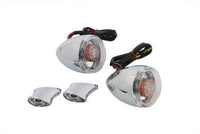 HARLEY Heckblinker-Kit Klarglas Rot LED Passend für FXST ab Bj. 2000, FXD Bj. 2000-2017, XL ab Bj. 2000,