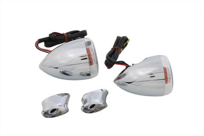HARLEY Heckblinker-Kit Klarglas Rot LED Passend für FXST ab Bj. 2000, FXD Bj. 2000-2017, XL ab Bj. 2000,