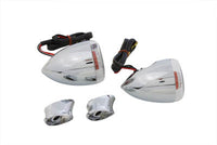HARLEY Heckblinker-Kit Klarglas Rot LED Passend für FXST ab Bj. 2000, FXD Bj. 2000-2017, XL ab Bj. 2000,