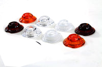 HARLEY Guide Bullet Marker Lampen Linsen Set Passend für 1948-1984 FL, 1948-1984 FLH, 1941-1947 FL,