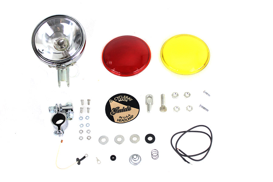 HARLEY Guide-Zusatzscheinwerfer-Kit Passend für FL 1941-1959, EL 1938-1952,