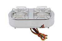 HARLEY Chrom Malteserkreuz-Rücklicht Passend für 1984-1998 FXST, 1980-1986 FX, 1980-1986 FX,
