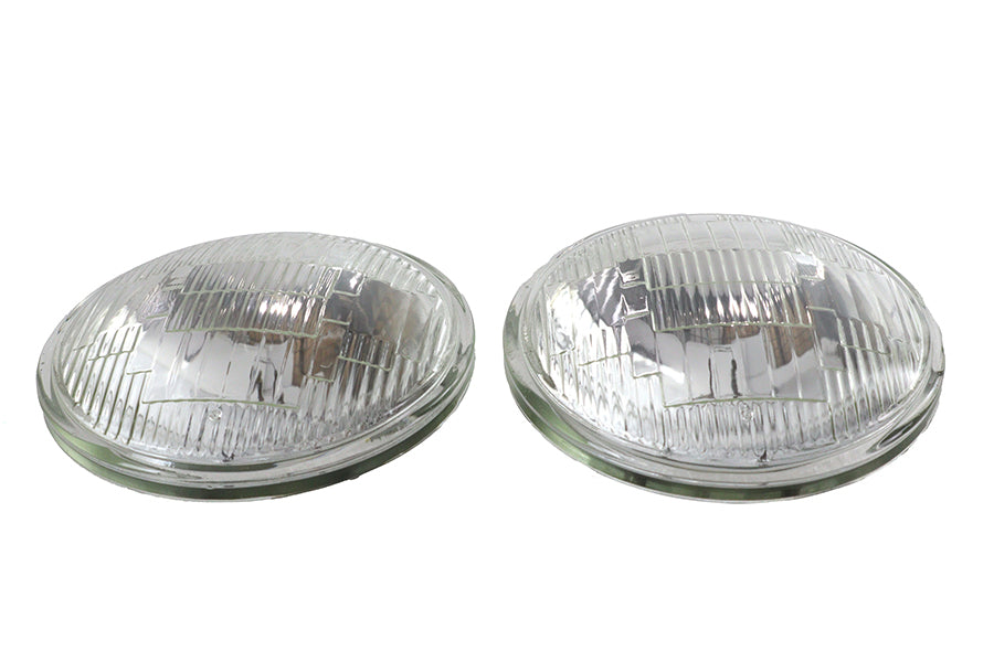 HARLEY Klares 4-1/2 Zoll 6 Volt Sealed Beam Spotlampen-Birnenset Passt 0- Alle, 4-1/2 Spotlampen" 0- Alle,