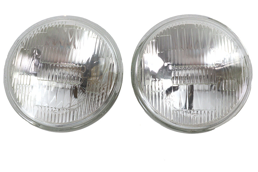 HARLEY Klares 4-1/2 Zoll 6 Volt Sealed Beam Spotlampen-Birnenset Passt 0- Alle, 4-1/2 Spotlampen" 0- Alle,